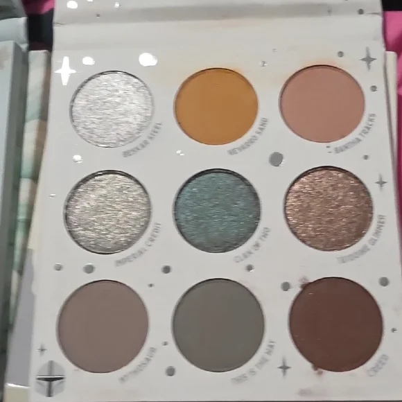 Colourpop Eyeshadow Palettes in Mint Green, Gold, Gray - Picture 3 of 4